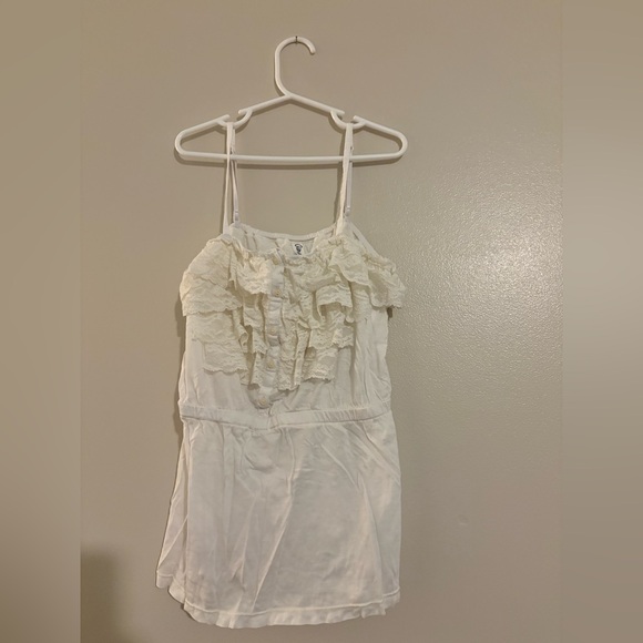 Aeropostale Cream Sleeveless Top - Picture 1 of 4